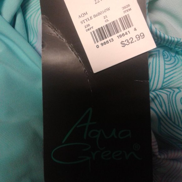 Aqua Green Swim Womens Plus Size Tiered Tankini Top Aqua Green Poshmark